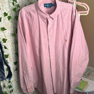 RALPH LAUREN Men’s Big Classic-Fit Button-Down